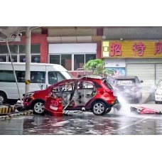 Видео: китайский электрокар взорвался во время зарядки