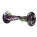 Гироскутер Smart Balance wheel suv premium 10.5 дюймов фиолетовый граффити