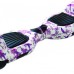 Гироскутер Smart Balance 6,5" цветы фиолетовый