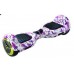 Гироскутер Smart Balance 6,5" цветы фиолетовый