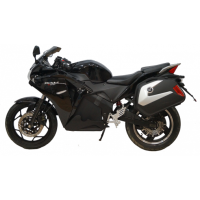 Электромотоцикл спортбайк YCR-3000W черный с красным